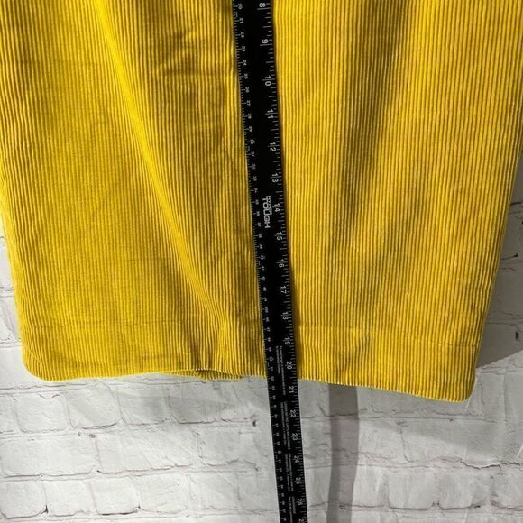 Maeve Yellow Corduroy Yellow Pencil Skirt - Picture 4 of 6